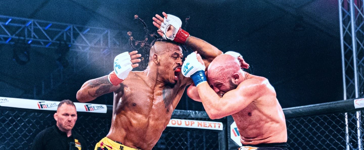 UNF fight action hero image